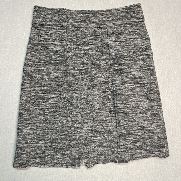 Anthropologie Sparrow‎ Mini Skirt Sz S 100% Merino Wool Heather Gray Gorpcore - Picture 5 of 9